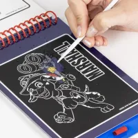 Paw Patrol Kraskaarten & Kleurplaten Set – 14x21 cm – 14 Afbeeldingen + Kraspen – Creatief Plezier voor Kinderen